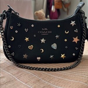 Coach Mini Teri Black Bag with Trivets